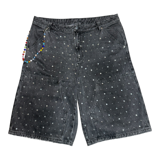 Rhinestone Jorts